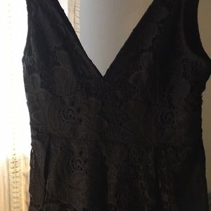 Free People lace overlay lbd